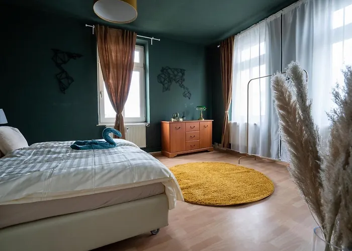 Charmantes 5-zi-boho: Zentrumsnah & Arbeitsbereich Apartment