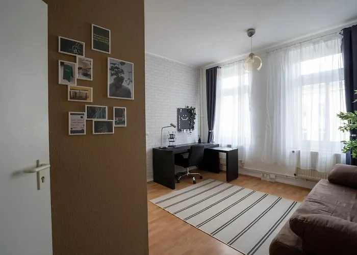 Apartment Charmantes 5-zi-boho: Zentrumsnah & Arbeitsbereich Leipzig