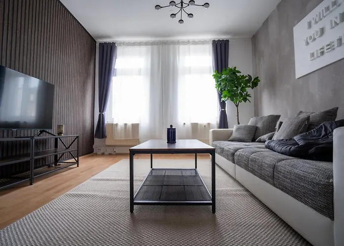 Charmantes 5-zi-boho: Zentrumsnah & Arbeitsbereich Apartment