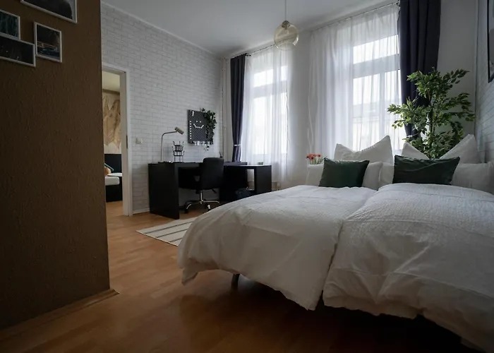 Apartment Charmantes 5-zi-boho: Zentrumsnah & Arbeitsbereich